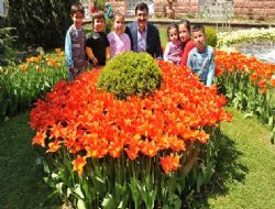 Keçiören'de çiçekler açtı