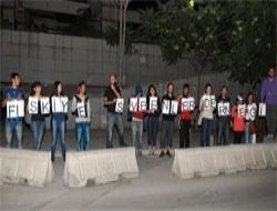 “Fıskiye Sevenler” Gökçek'i protesto etti