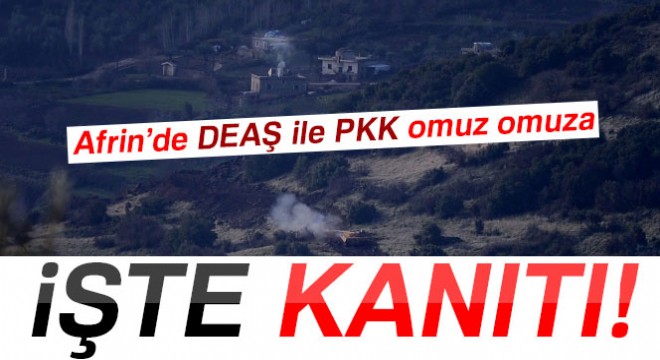 Afrin'de DEAŞ ile PKK omuz omuza