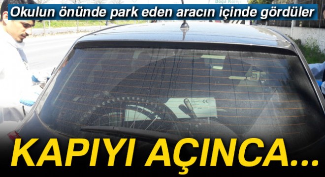 Araçta kafasından silahla vurulmuş bir erkek cesedi bulundu