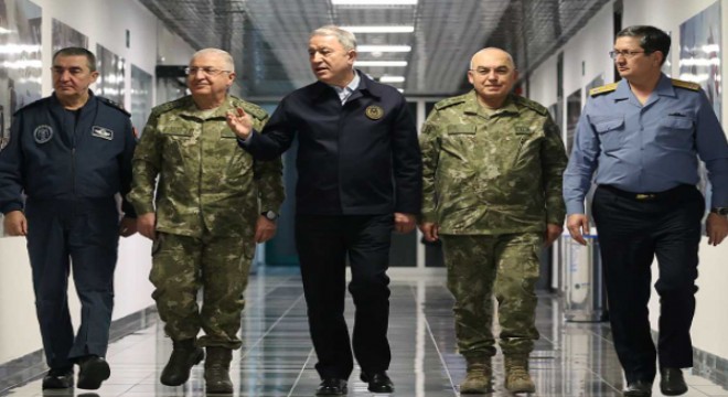 Bakan Akar: “Şu an itibarıyla planlanan hedeflerin tamamı ele geçirilmiş durumda