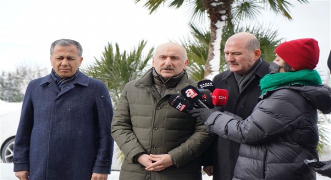 Bakan Karaismailoğlu kriz bölgesi İstanbul'da