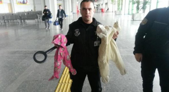 Bebek tulumunda kaçak sigara