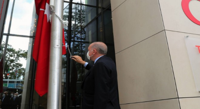 Cumhurbaşkanı Erdoğan, New York'ta 'Yeni Türkevi Binası Açılış Töreni'nde konuştu