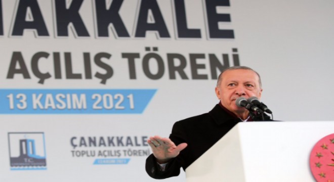 Cumhurbaşkanı Erdoğan Çanakkale'de