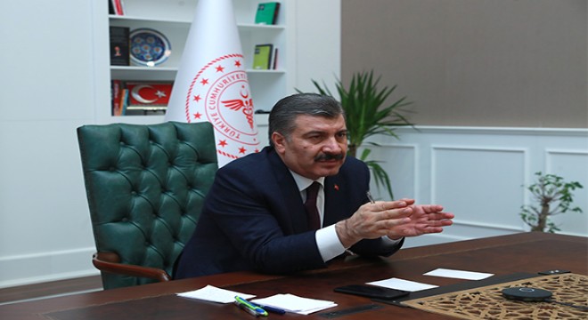 Cumhurbaşkanı Yardımcısı Yılmaz, Bakan Koca'yı ziyaret etti