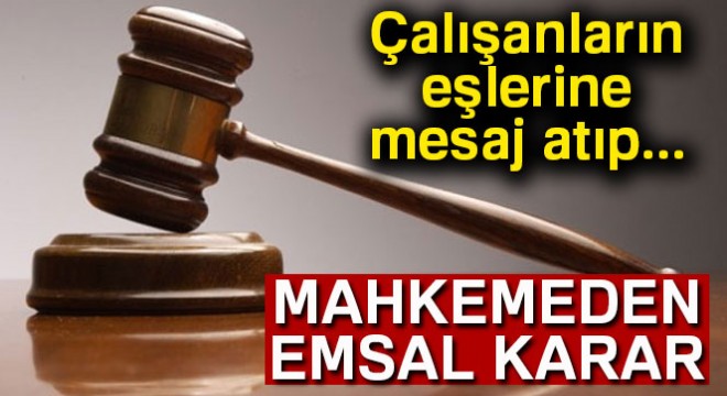 Dedikodu yapan müdür kovuldu, mahkeme 'hak etmiş' dedi