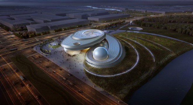 Dünyanın en büyük planetaryumu Shanghai'da kuruluyor