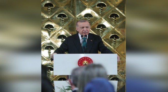 Erdoğan, İstiklâl Marşı'nın kabulünün 100. Yılı ve Mehmet Akif Ersoy'u anma programına katıldı