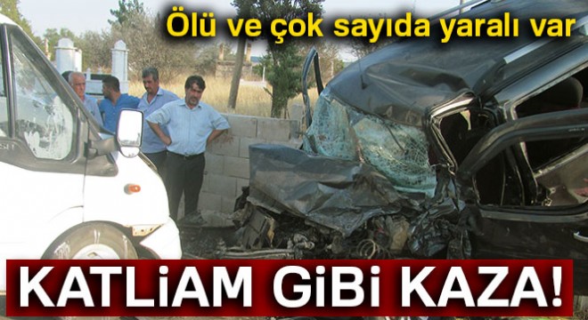 Gaziantep'te feci kaza: 1 ölü, 10 yaralı!