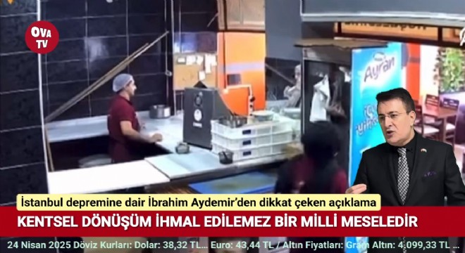İstanbul depremine dair İbrahim Aydemir'den dikkat çeken açıklama