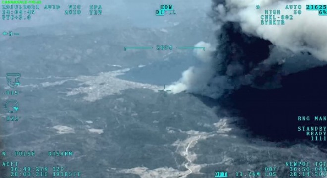 Marmaris'te orman yangını çıktı