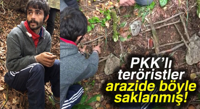 PKK'lı terörist, arazide fazla duman çıkarmadan nasıl ateş yaktıklarını anlattı