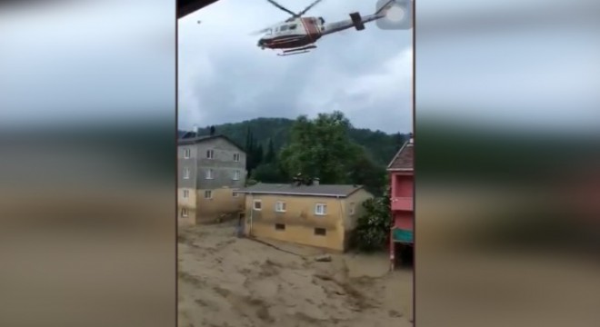 Sinop, Kastamonu ve Bartın'da tahliye çalışmaları devam ediyor