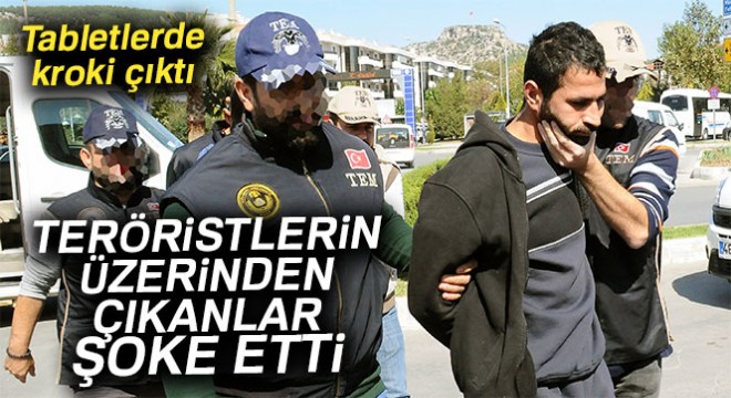 Teröristlerin üzerinden çıkanlar şoke etti