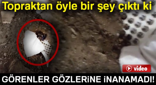 Topraktan tombala makinesi çıktı